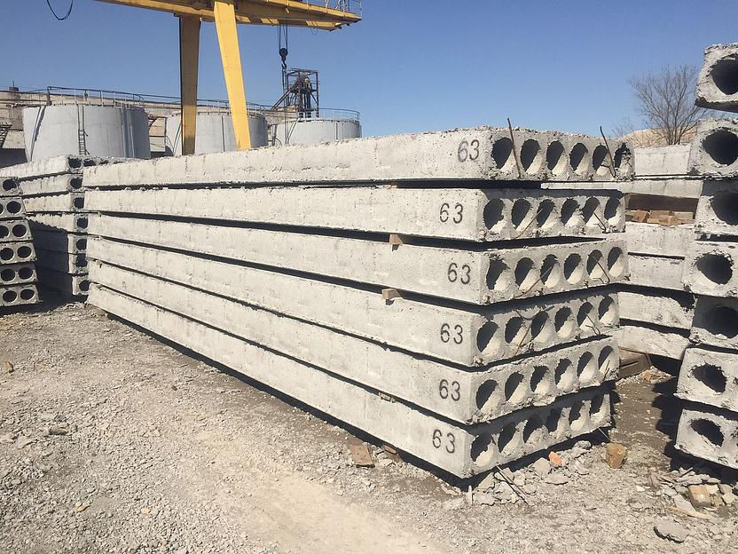 Плита перекрытия пустотная, серии 1.141.1 «ПК 63-10 8IIIв-с8» ОПТ фото 5