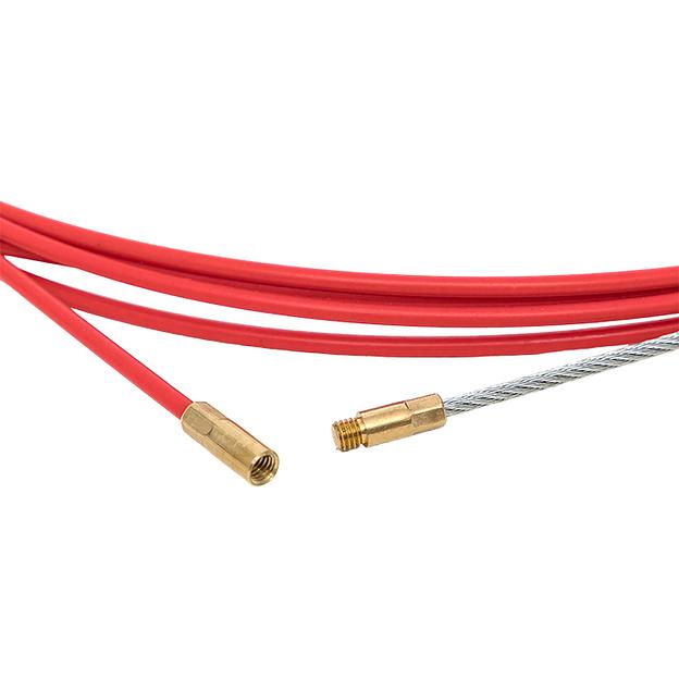 Протяжка кабельная стеклопруток 3.5 мм со смен. наконеч., 5 м фото 4