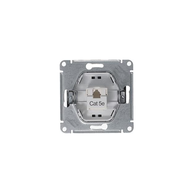 Systeme electric GSL000781K GLOSSA РОЗЕТКА компьютерная RJ45 кат.5E, АНТРАЦИТ фото 3