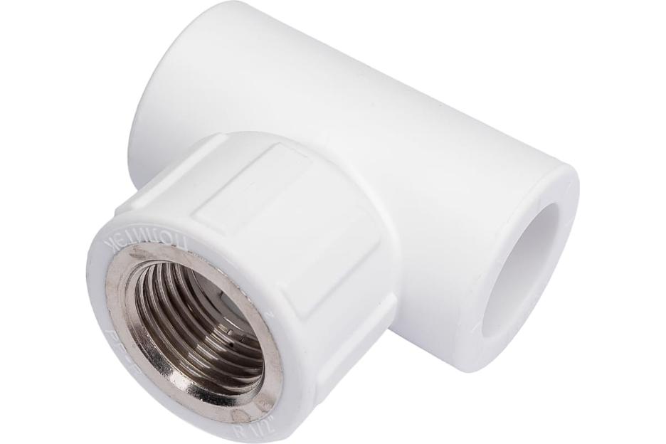 Тройник полипропиленовый PPR комбинированный ВР 20x1/2' фото 2