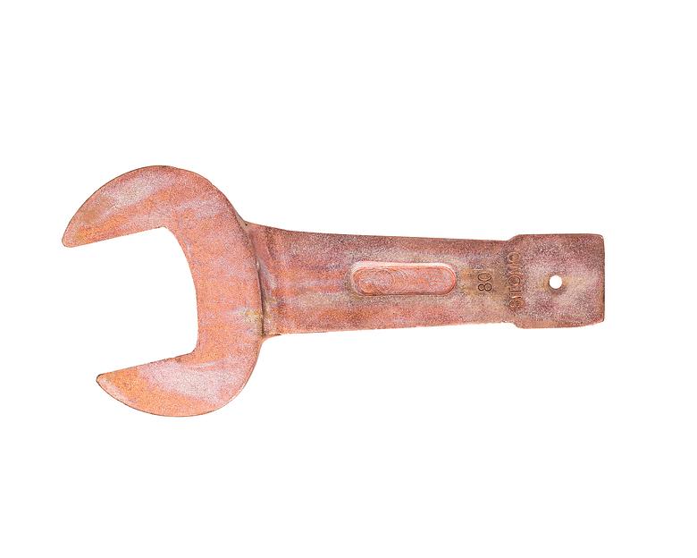 Ключ гаеч. рожковый ударный 80 омедн. SIT с поверкой фото 1