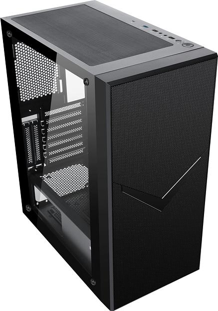 Корпус Accord 3501 черный без БП ATX 2xUSB2.0 1xUSB3.0 1xUSB3.1 audio bott PSU фото 1