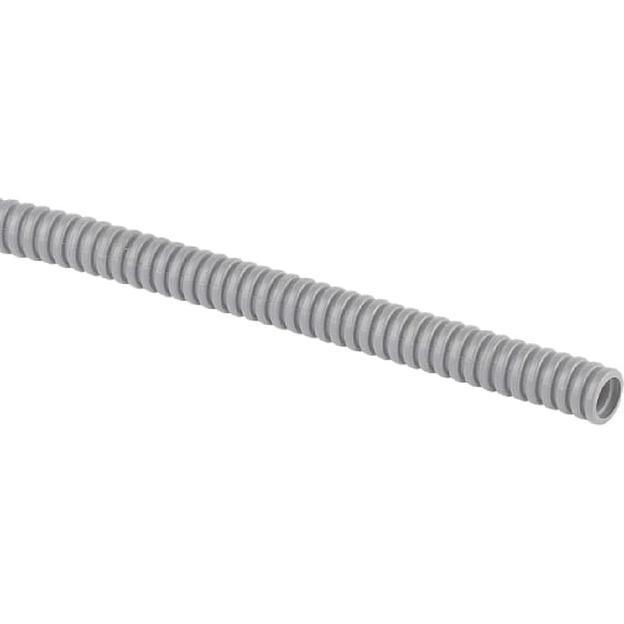 ЭРА Б0061046 Труба гофрированная ПВХ GOFR-25-50-PVC -SIMPLE серая 25мм с зондом 50м фото 1