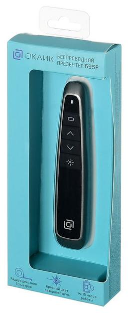 Презентер Оклик 695P Radio USB (30м) черный фото 8