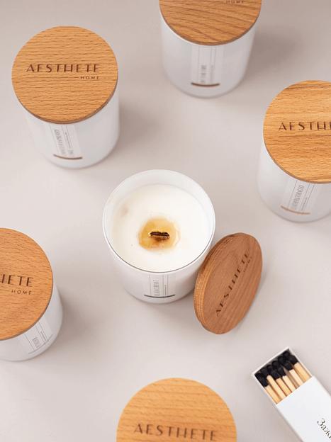 Свеча ароматическая Aesthete home «Hot Bread» 250 мл ОПТ фото 2