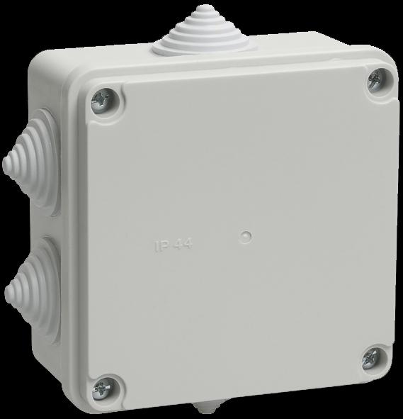 Коробка распределительная 100х100х50 IP44 КМ41233 фото 1
