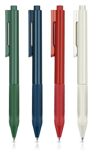 Ручка гелев. Deli Nusign NS646 ассорти черные автоматическая линия 0.5мм фото 1