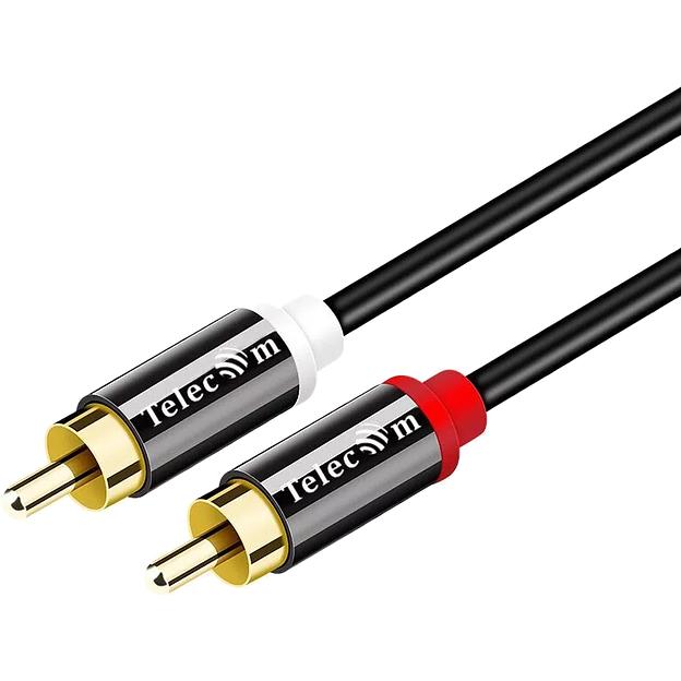 Кабель соединит 2xRCA (M) - 2xRCA (M),1.5m, TelecomPRO VCOM Кабель-переходник Telecom 2 x RCA M/2 x RCA M (TAV7158M-1.5M) фото 3