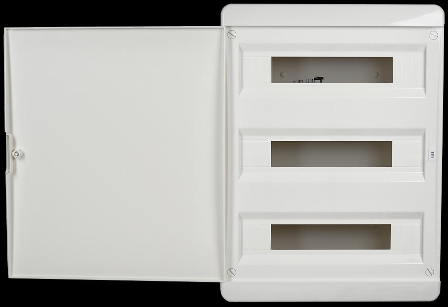 Корпус пластиковый ЩРВ-П-54 IP41 бел. дверь TEKFOR IEK TF5-KP13-V-54-41-K01-K01 фото 4