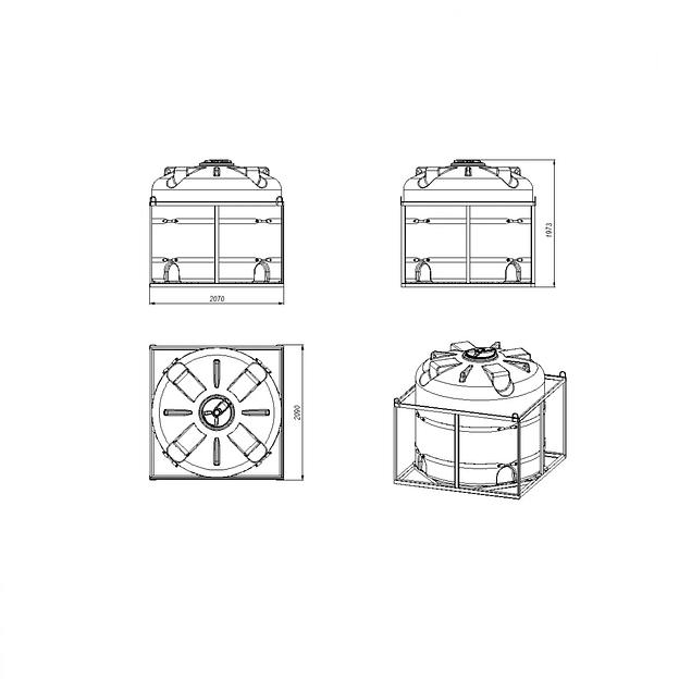 Кассета 5м³ для СЗР/воды медиум Д фото 2