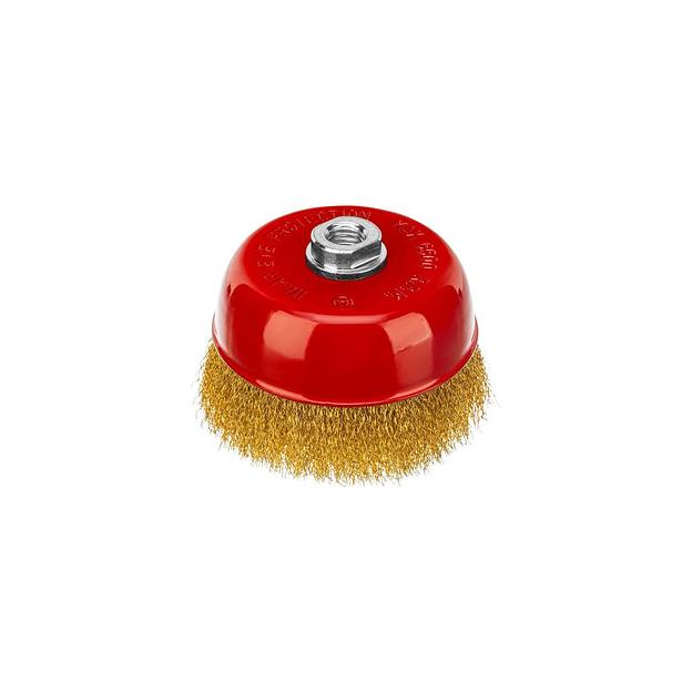 Щетка дисковая MATRIX 74606, по металлу, 125мм, 14мм, 1 фото 1