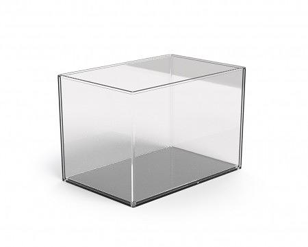 Коробка для бумажных чеков 180*120*120 мм. прозрач. /1/5/25/ фото 1