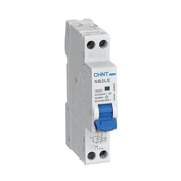 Выключатель автоматический дифференциального тока 1п+N C 6А 30мА 1мод. электрон. тип AC 6кА NB2LE (R фото 1