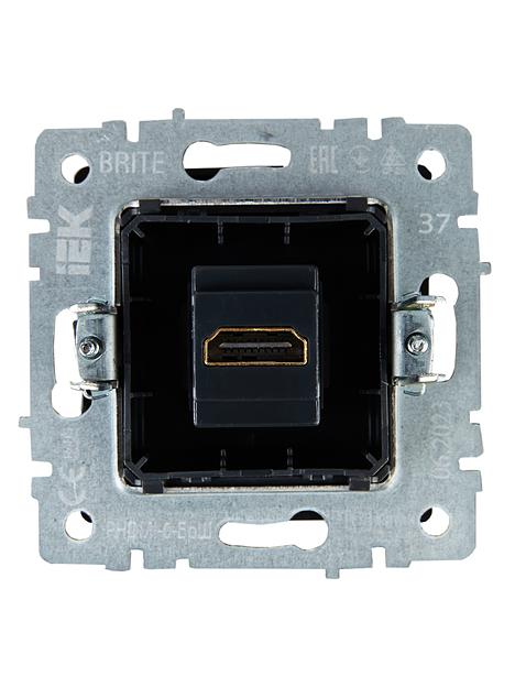 BRITE Розетка HDMI РHDMI-0-БрШ шампань фото 4