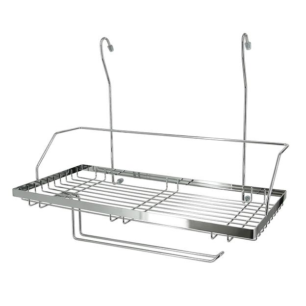 P280034 Railing Полка на рейлинг прямоугольная с держателем для бумажных полотенец фото 1
