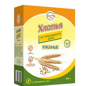 Хлопья из пророщенного зерна ВкусноЕМ «Ржаные» 300 г ОПТ фото 1