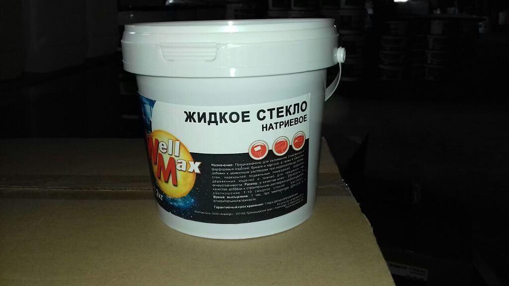 Жидкое стекло Well Max (натриевое) 6 кг фото 1