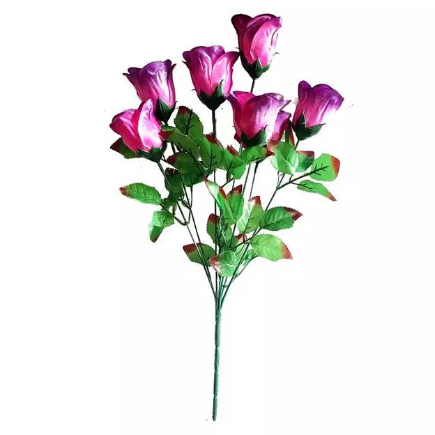 Букет роз на 7 голов 46см 203-628 фото 2