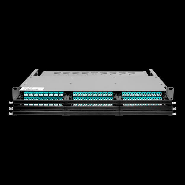 Коммутационная панель 1U под MPO кассеты на 144 порта фото 1