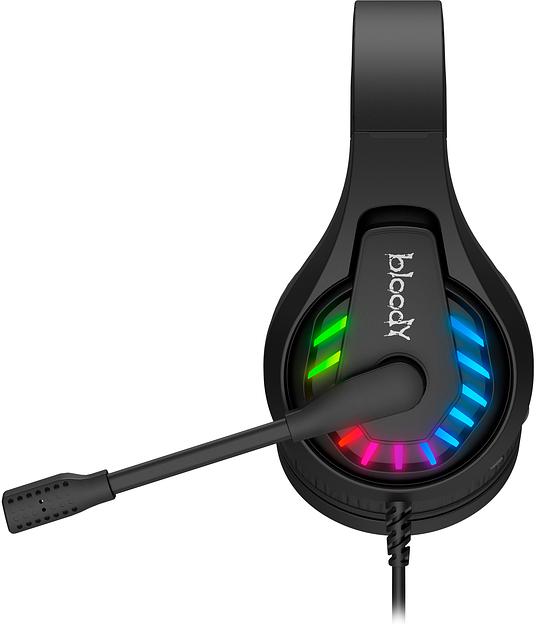 Наушники с микрофоном A4Tech Bloody G230p черный 2м накладные оголовье (G230P) фото 5