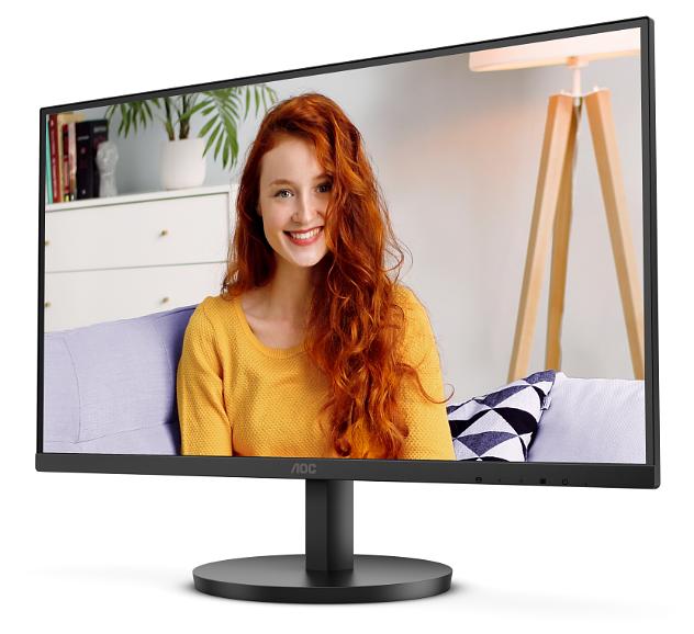 Монитор 27" AOC 27B3HMA2 1920х1080, WLED, 16:9, VA, 250cd, 3000:1, 20M:1, 4ms, 178/178, VGA, HDMI, 100Hz, Speakers, Tilt, Внутр, VESA, Black, 3y (27B3HMA2) фото 4