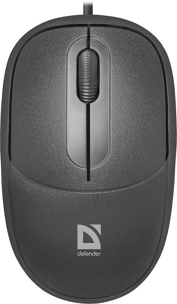 Defender Проводная оптическая мышь Datum MS-980 черный,3 кнопки,1000dpi Defender Datum MS-980 черный (52980) фото 1