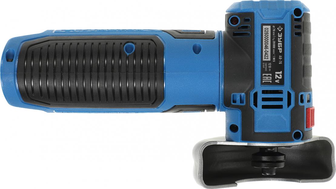 Углошлифовальная машина Зубр AB-76 20000об/мин рез.шпин.:M5 d=76мм фото 4