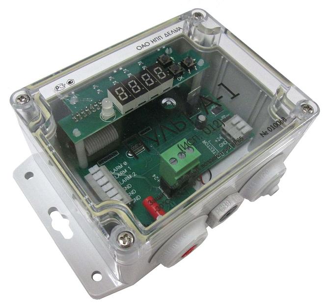 А-1М исполнение 013 (серия ИГС-98) пульт контроля системы концентрации газов (СККГ) с креплением на DIN-рейку фото 2