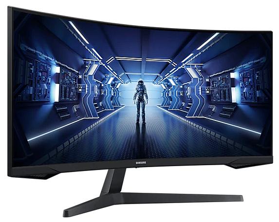 Монитор Samsung 34" C34G55TWWI черный VA LED 1ms 21:9 HDMI матовая 250cd 178гр/178гр 3440x1440 DisplayPort UWQHD 5.6кг фото 3