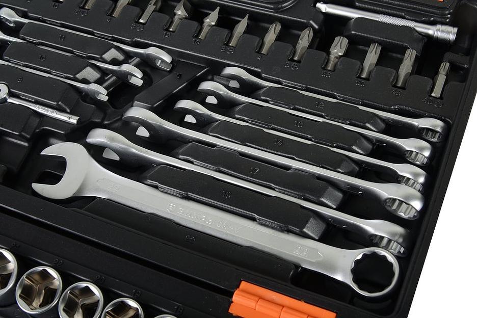 Набор инструментов Вихрь АВТО, 1/2", 1/4", CrV 82 предмета (жесткий кейс) фото 9