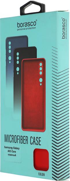 Чехол (клип-кейс) BoraSCO для Samsung Galaxy A03 Core красный (40945) фото 7