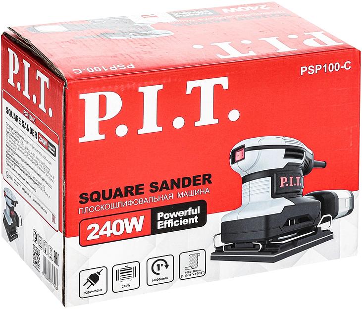 Вибро шлифовальная машина P.I.T. PSP100-C 240Вт фото 6