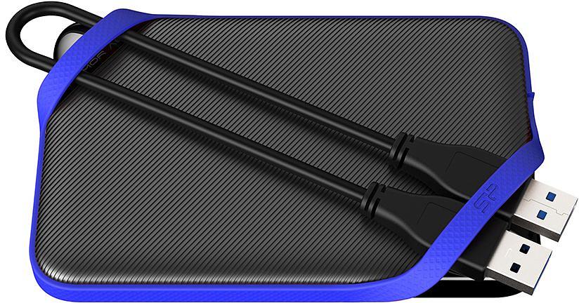 Жесткий диск Silicon Power USB 3.0 2Tb SP020TBPHD62SS3B Armor A62 (5400rpm) 2.5" синий фото 2