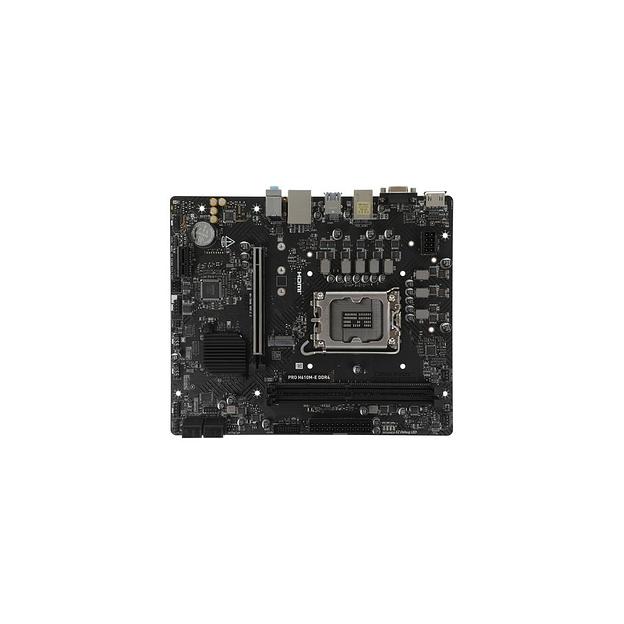 Материнская плата MSI PRO H610M-E DDR4, LGA 1700, Intel H610, mATX, Ret фото 1