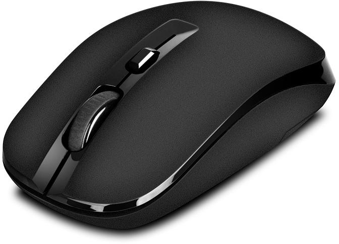 Беспроводная мышь SVEN RX-260W чёрная (2,4 GHz, 3+1кл. 800/1200/1600DPI, блист.) Sven RX-260W (SV-018160) фото 2