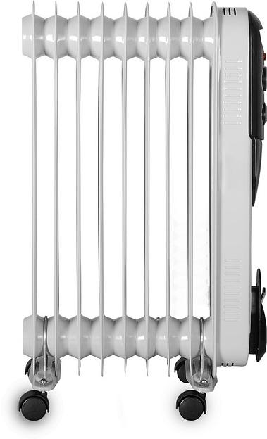 Радиатор масляный Eurolux ОМПТ-EU-9Н 2000Вт белый фото 2