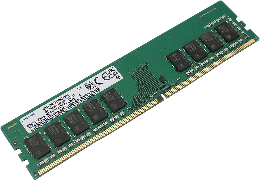 Оперативная память 8GB DDR4 3200 MT/s Samsung DRAM (PC4-25600) ECC UDIMM M391A1K43DB2-CWEQY фото 1