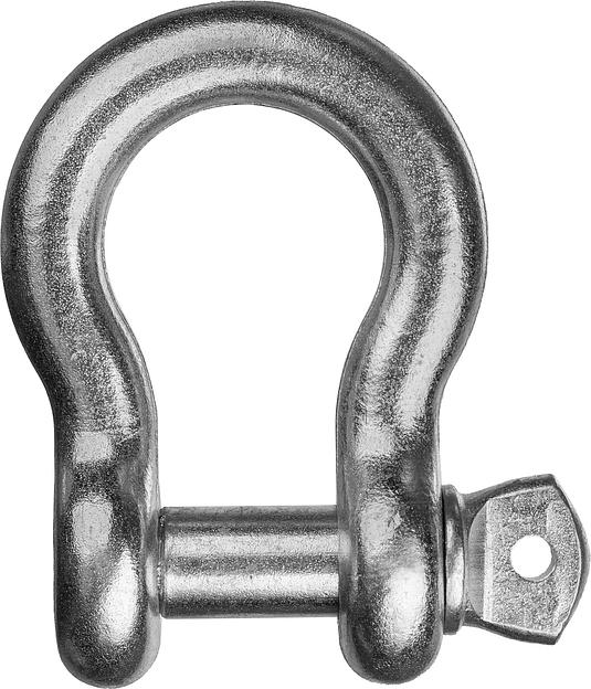 ЗУБР 1/2″ (12.7 мм), 6 шт, палец 16 мм, г/п 2 тн, цинк, омегообразная скоба, Профессионал (304525-13) фото 2