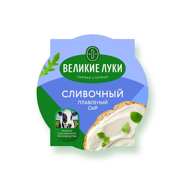 Плавленый сыр Великие Луки «Сливочный» 150 г, опт фото 1