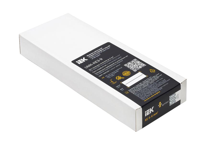 Маркер открытого типа KE 4-6мм2 символ '9' (500шт/упак) IEK фото 2