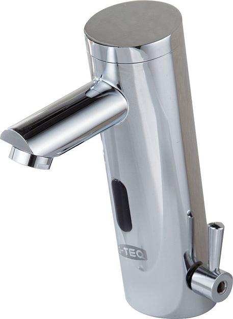 Сенсорный смеситель для умывальника инфракрасный с терморегулятором G-teq 8530 хром фото 1