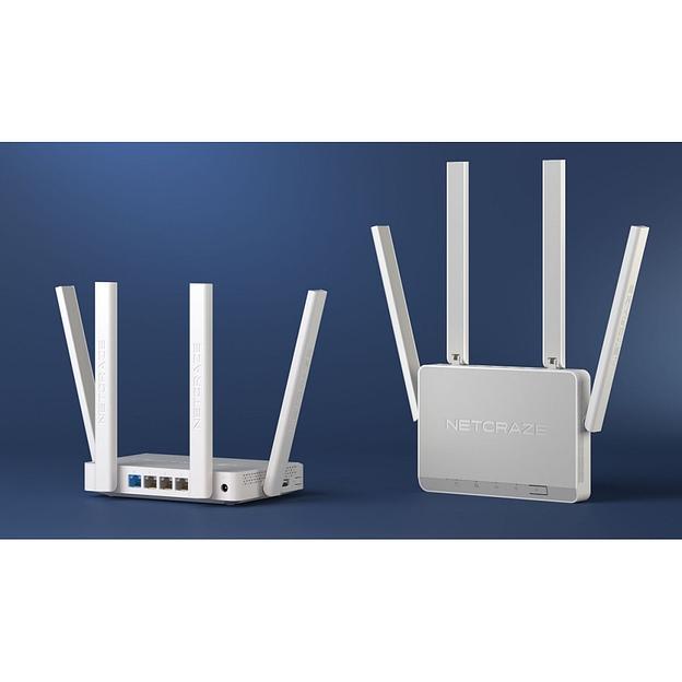 Netcraze Viva (NC-1913) Гигабитный интернет-центр с Mesh Wi-Fi 5 AC1200, 4-портовым Smart-коммутатором и многофункциональным портом USB фото 1