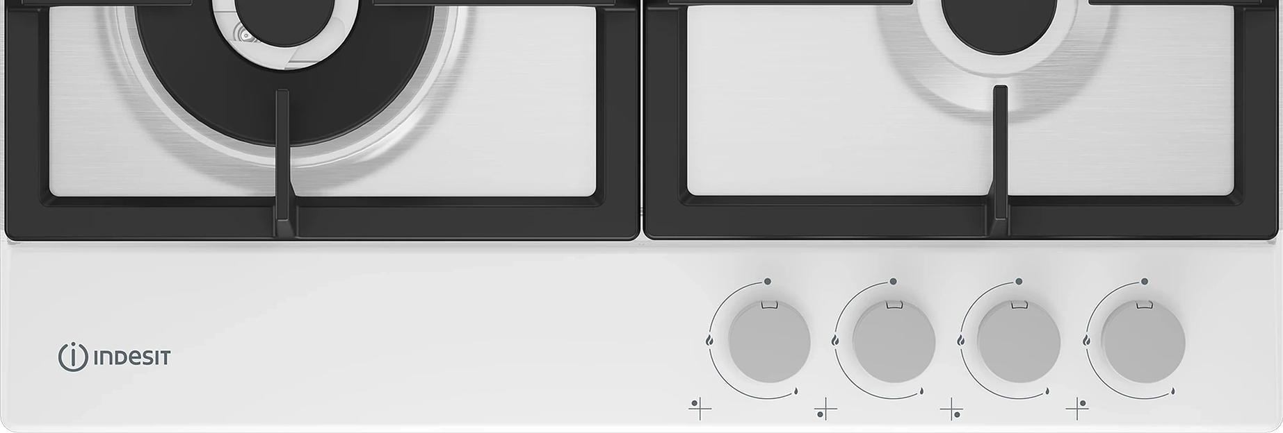 Газовая варочная поверхность Indesit THPM 642 WS/WH/I белый фото 4