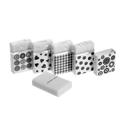 Ластик ArtGraphix супермягкий белый, 5 цветов, Bruno Visconti 42-0056 фото 1