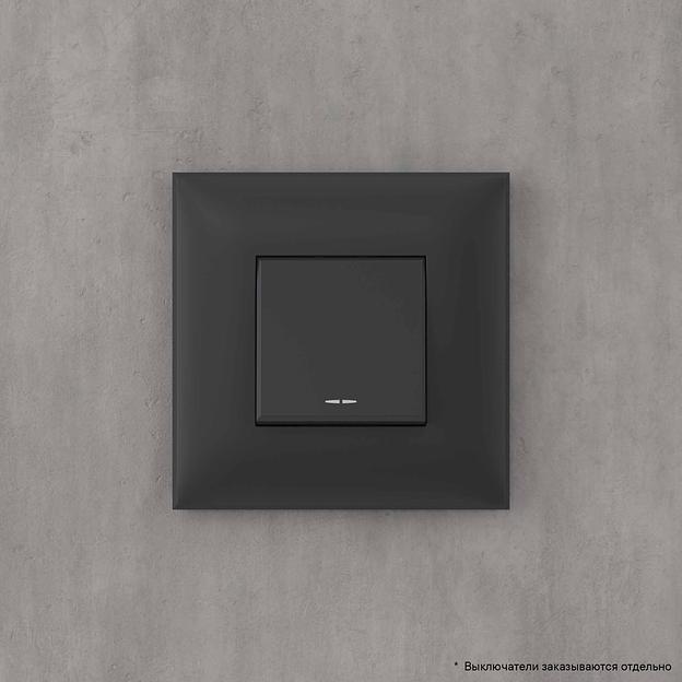 Avanti Рамка ARTLEBEDEV Черный матовый 2 модуля фото 6