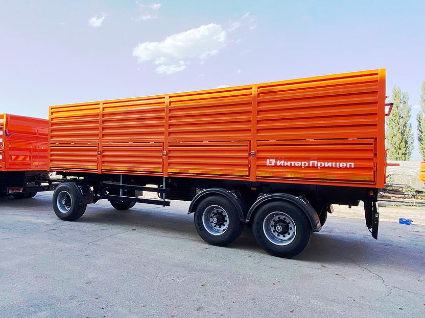 Прицеп зерновоз самосвальный трехосный фото 1