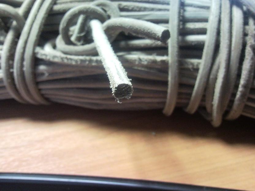 Круглый кожаный ремень фото 3