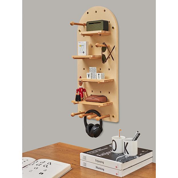 Пегборд Shely, 38х80 см, светлое дерево фото 6