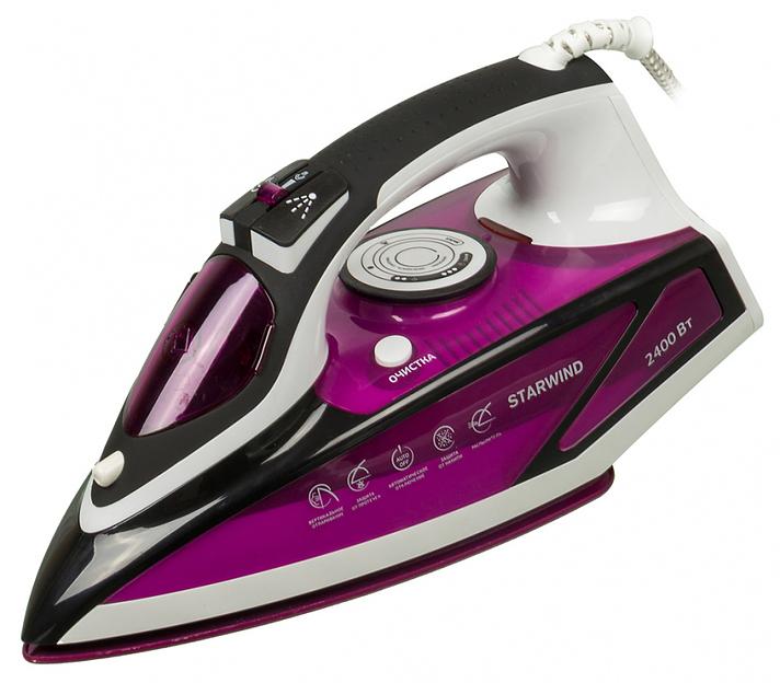 Утюг Starwind SIR7927 2400Вт фиолетовый/черный фото 2