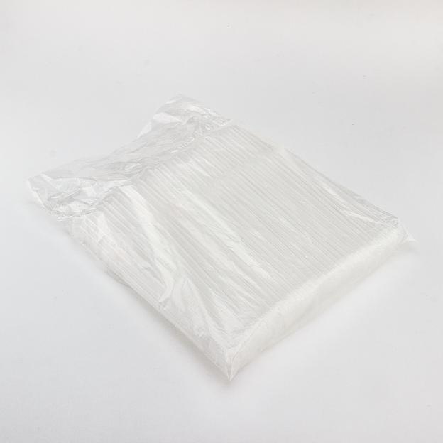 Трубочки 240*8мм (широкие) без изгиба прозрачные 250шт фото 2